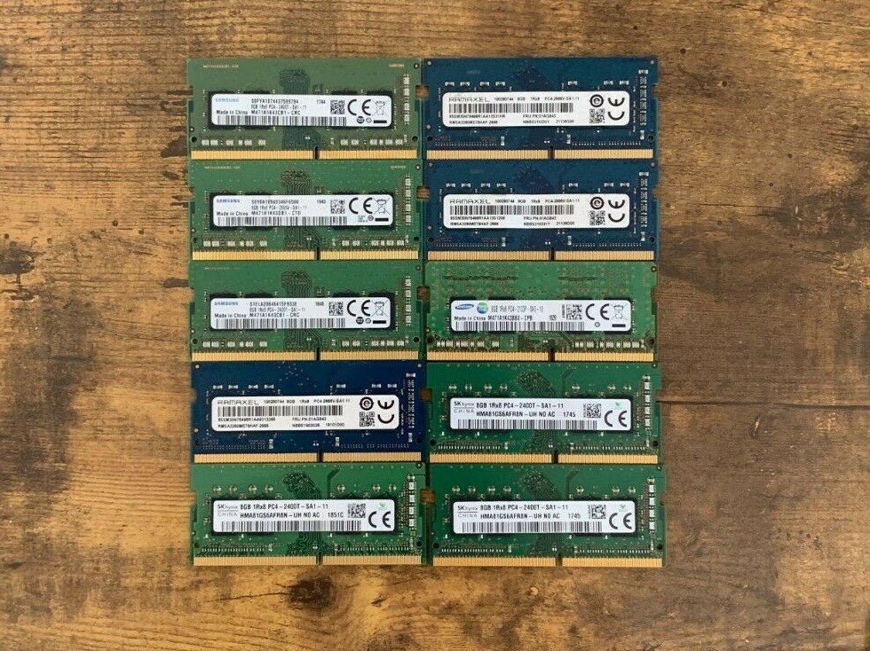 8GB DDR4 RAM Notebook (Assorted)