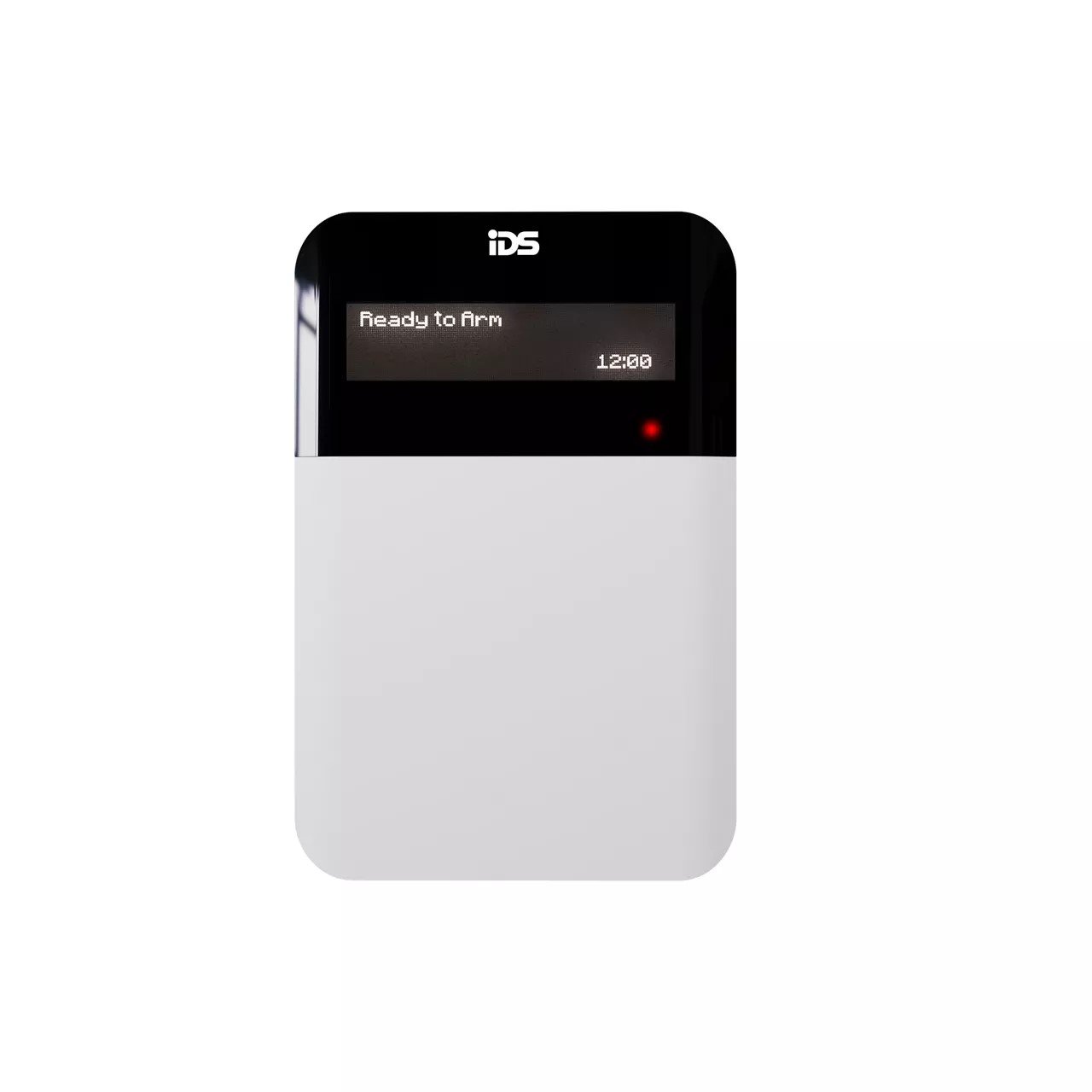 IDS XSeries - LCD keypad,Multi-language Fire / panic / medical buttons Keypad tone and volume adjustable Programmable zone input per keypad Programmable output per keypad Dust Collecting Template