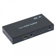 HDMI SPLITTER - 4 PORT LZ/Unique Powered 1 INPUT TO 4 OUTPUT