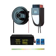 Garage Door DC BlueAbsolute Roll-Up Full Kit 2xTX4 remote and Battery. GA161 ( Nice DC Blue Absolute Control Unit GA160-1 AND Nice DC Blue Absolute Motor Head GA160-2 )
