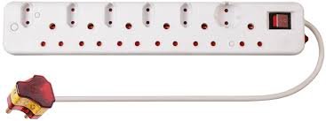 Ellies 12 Way Multiplug 6X12a 6x5a With Surge FELP615