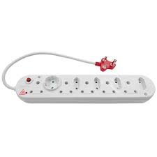 Surged 10 way Multi plug 5x16A 5x5A 50cm Cord