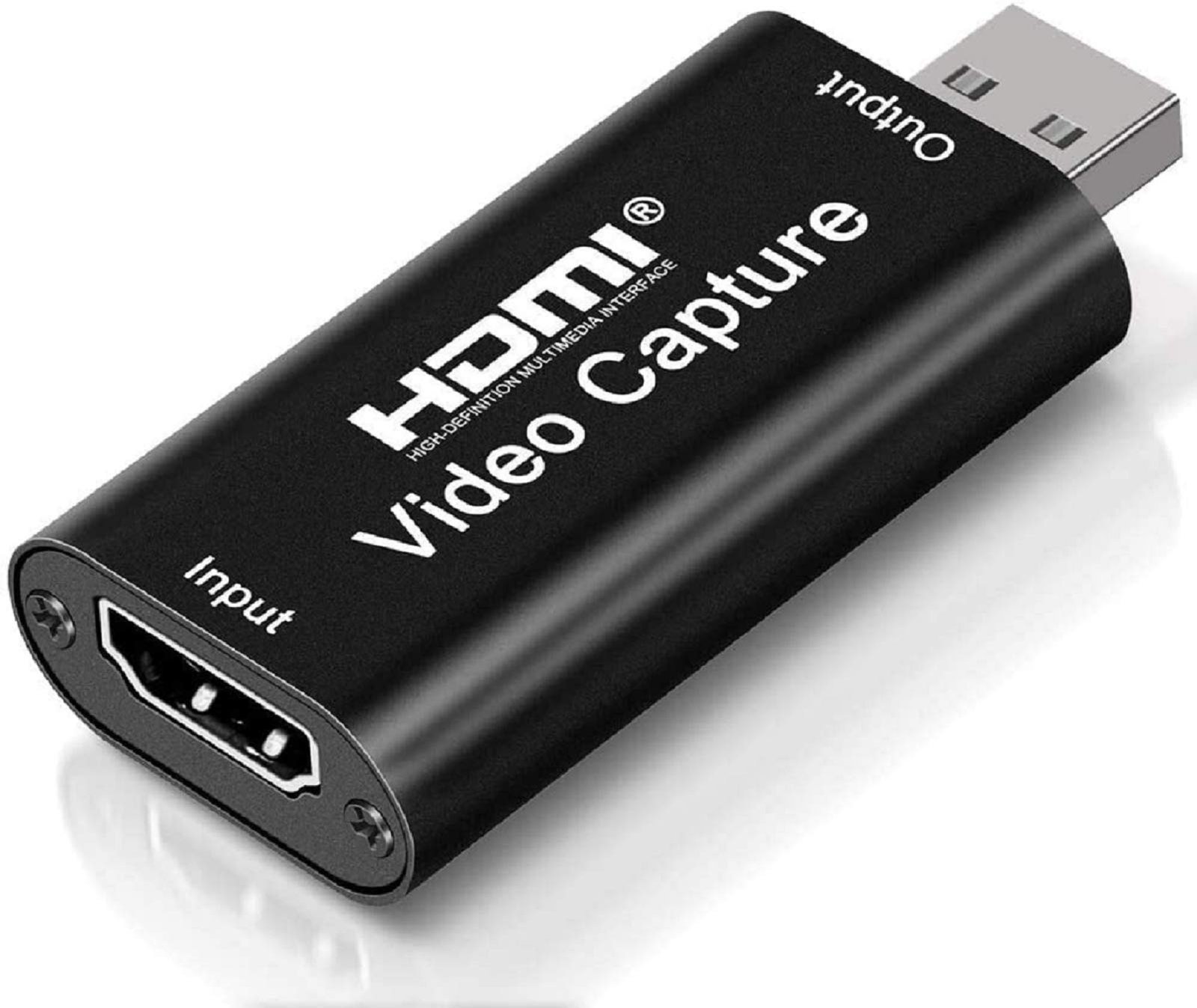 CAME-TV HDMI VIDEO CAPTURE DEVICE : USB 2.0 Live Streaming Video Capture Adapter 4K Input 1080P Output