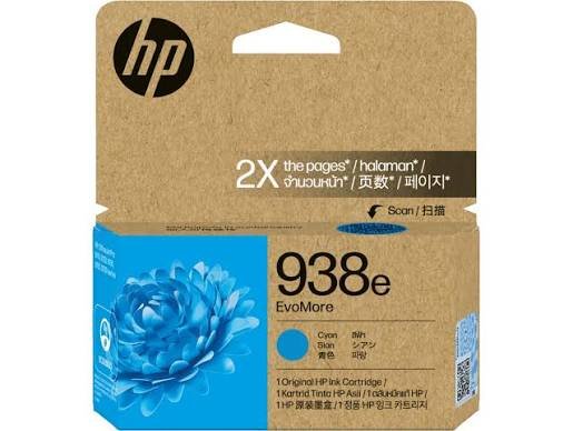 HP 938e Evomore Original Cyan Ink Cartridge ~1,650 pages
