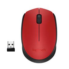 LOGITECH M171 WIRELESS MOUSE- RED (910-004641)