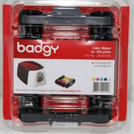 BADGY 100/200 COLOR RIBBON 100