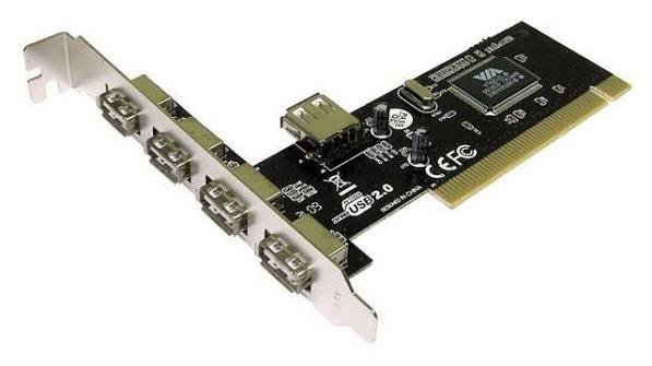 PCI&PCI-EXPERSS CARD USB PCI 4 PORT + 1 2.0 CARD