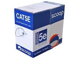 305M Box Cat5e CCA UTP Cable Grey  UTP