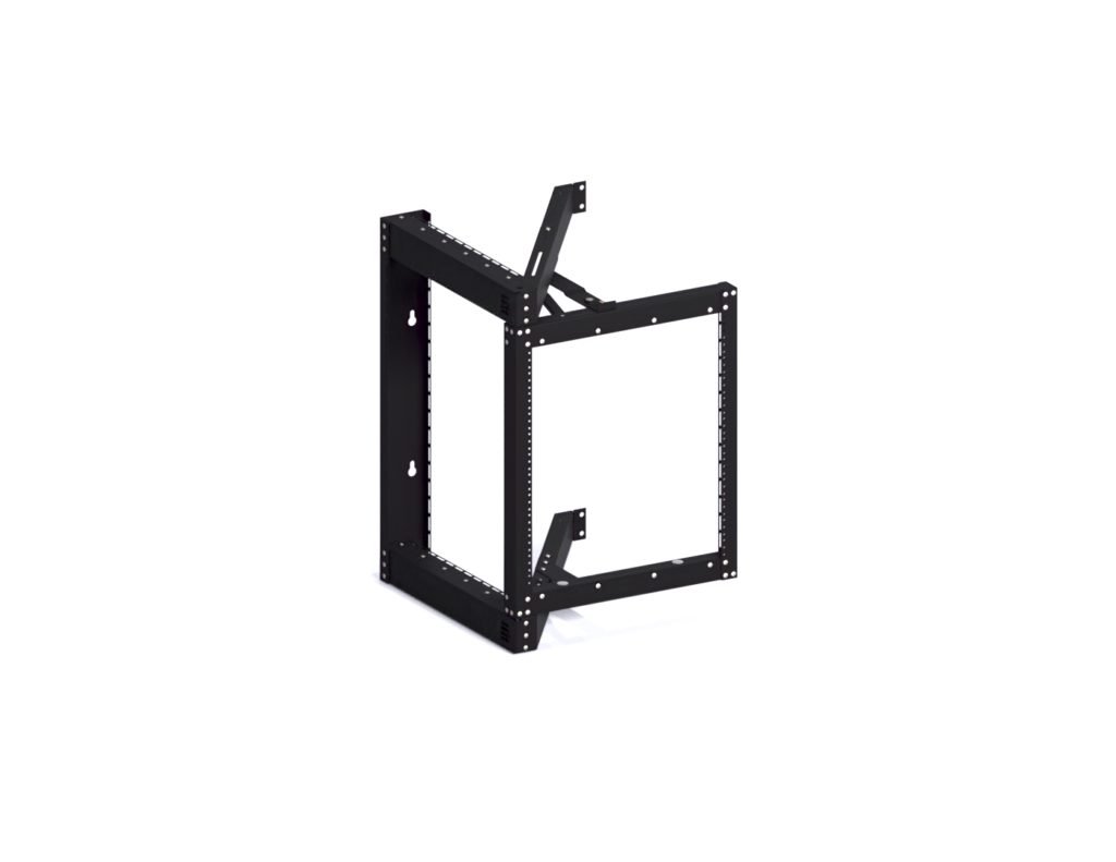 CAB-12US 12U Swing Frame Wall Box No Fans/Shelves