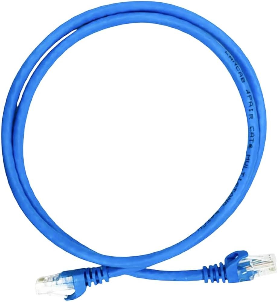 CAB-CAT6-1 CAT6 UTP 1-METER PATCH CORD, BLUE
