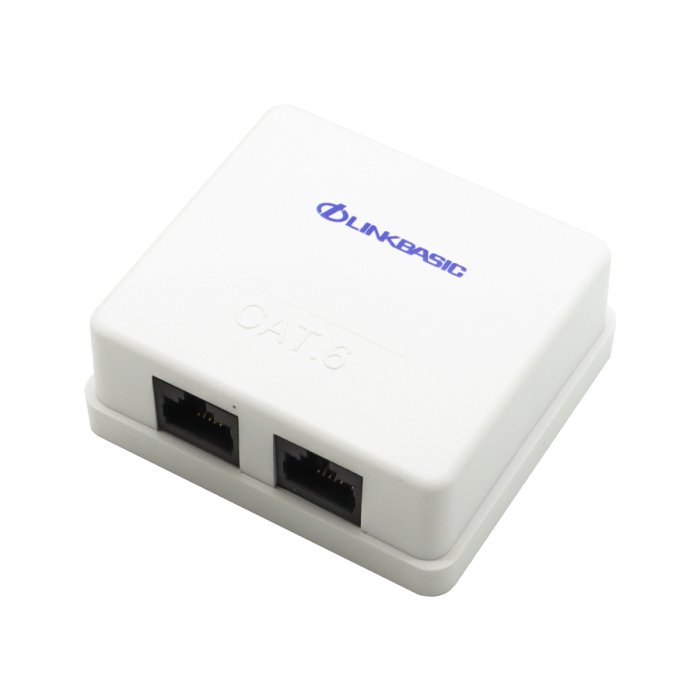 Linkbasic Cat6 Double surface mount box