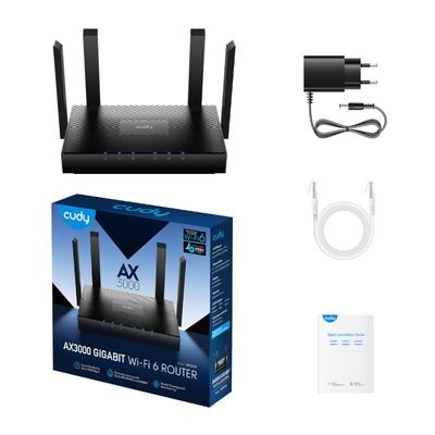 Cudy  AX3000 Dual Band WiFi 6 3000Mbps 5dBi Gigabit Mesh Router