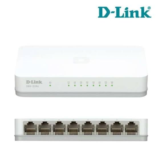 D-Link 8 port Gigabit Unmanaged Swith DGS-1008AE UP TO 2000MBPS Per port, no configuraton recuired