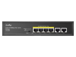Cudy 6 Port Fast Ethernet 4 PoE 65W Switch 10/100 Mbps  | FS1006P
