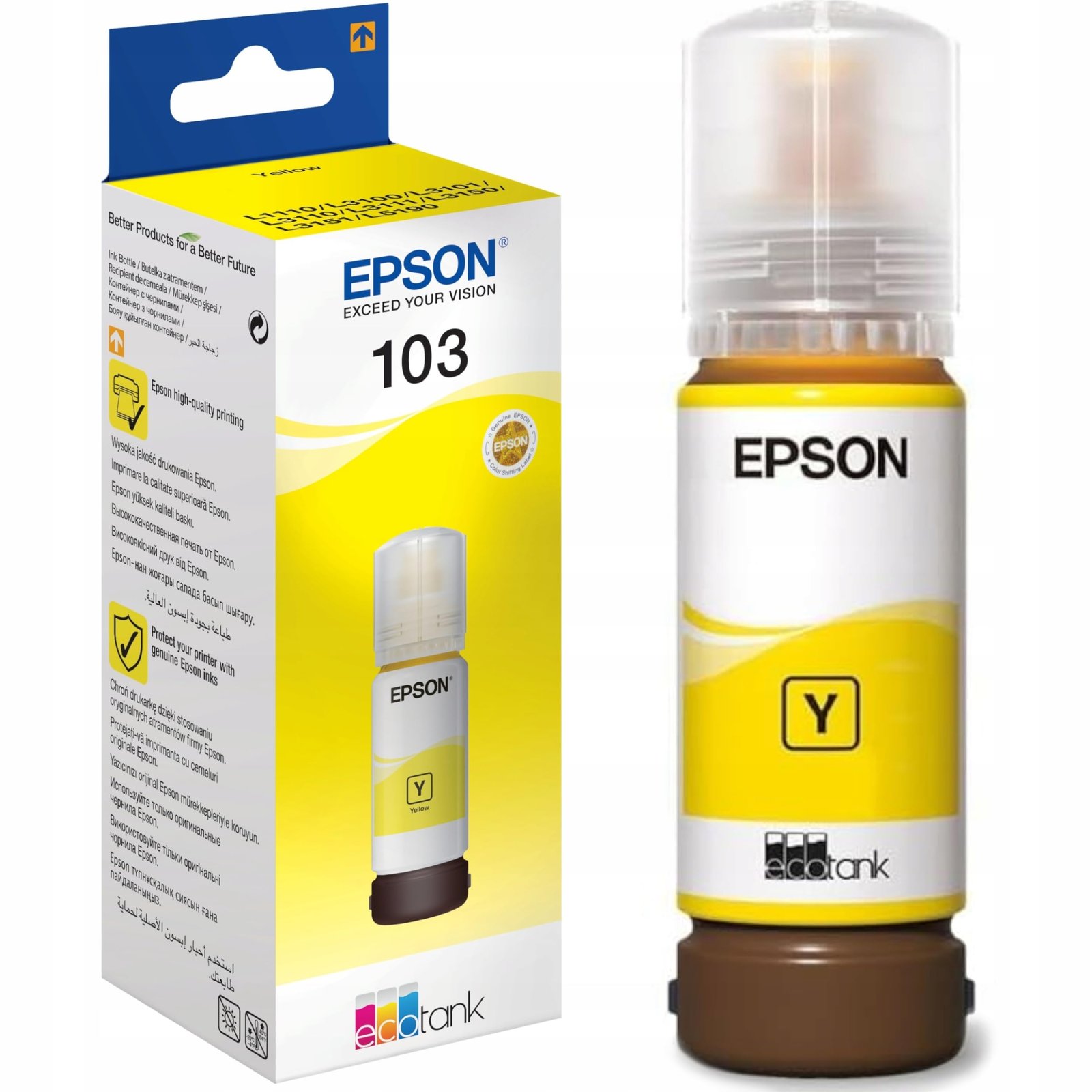 Epson 103 Yellow  Ink Bottle