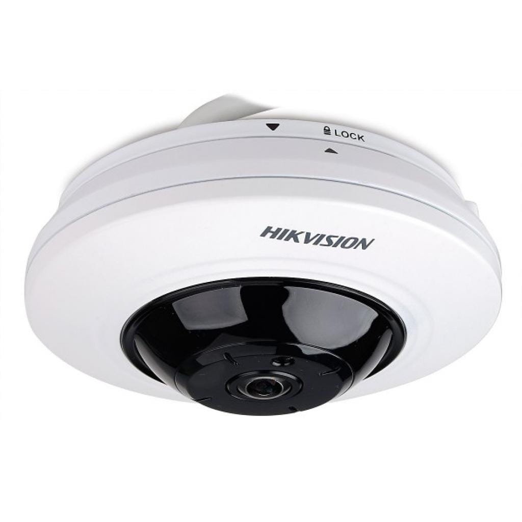 Hikvision ,5MP IRFisheye 180',Built-in
Mic,1.1mm,12VDC,
