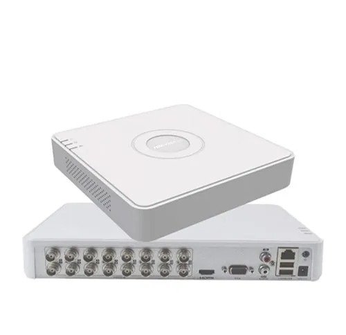 Hikvision 16 Cahnnel Turbo
16 channels and 1 HDD mini size DVR
H.264+ / H.264 video compression
Encoding ability up to 1080p lite @ 25/30 fps
5 signals input adaptively (HDTVI/AHD/CVI/CVBS/IP)
Up to 18 network cameras can be connected; Remote viewing from anywhere on pc and cellphone, Motion Detection Version 2.0, Retail Box ,