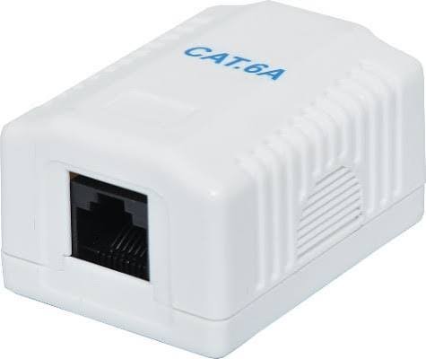 CAT6A SINGLE SURFACE MOUNT/WALL  BOX