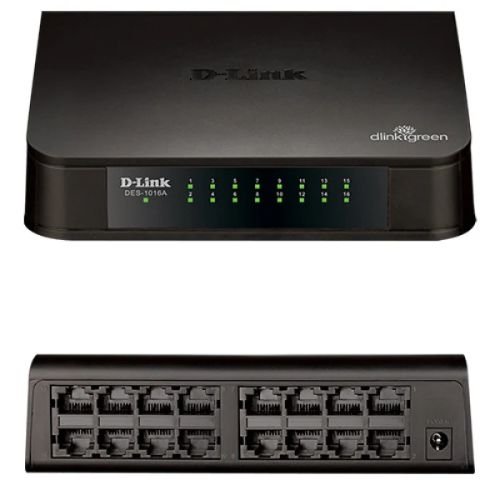 D-Link 16- Port 10/100 Desktop Switch DES-1016A Business Solutions