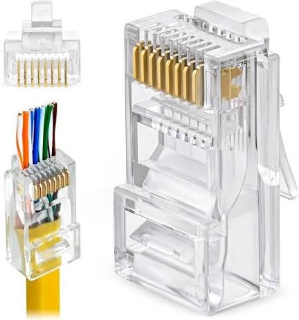 EZ RJ45 CAT6 UTP Modular Plug