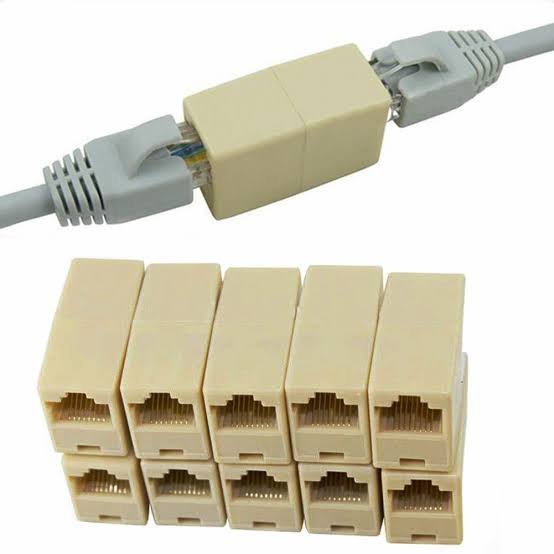 RJ45 Barrel Connector Female to Female (rj45-Rj45 cable joinner)