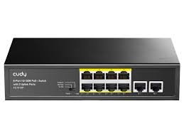 Scoop 10 Port FE Switch 8x PoE