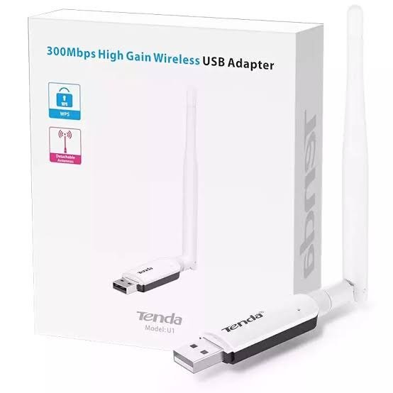 Tenda 2.4GHz 300Mbps 3.5dBi USB 2.0 Adapter