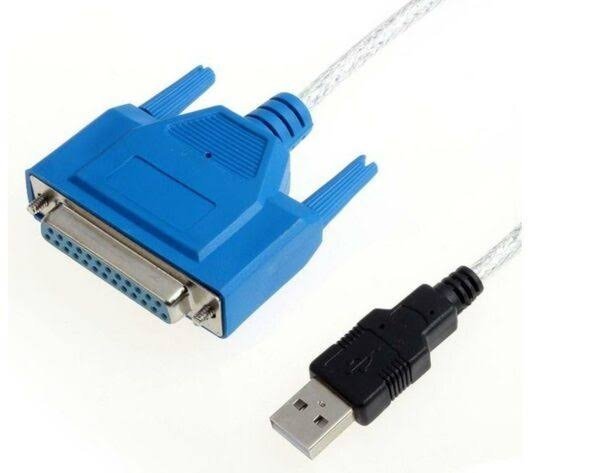 USB V2.0 TO PARALLEL PORT IEEE1284
1.5M CABLE; USB male to PARALLEL female CAB-USB-PRN