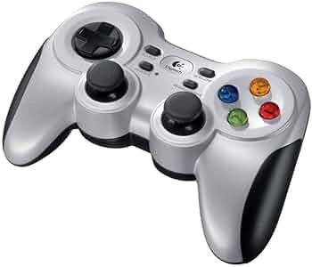 LOGITECH WIRELESS GAMEPAD F710
 2.4 Ghz: WIRELESS CONNECTION
• DUAL VIBRATION: FEEDBACK
• 4 SWITCH: D-PAD