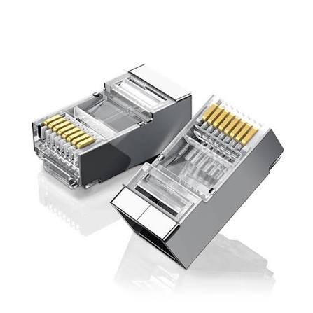 RJ45 Connector Cat6 Silver