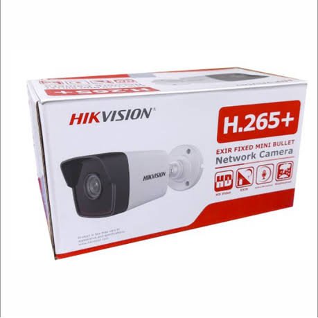 Hikvision IP Bullet 2MP IR 30m 2.8mm IP67 EXIR FIXED MINI BULLET NETWORK CAMERA H.265+ DS-2CD1023G0E-I