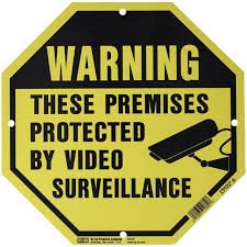 CCTV Warning SIGN SP, CC759