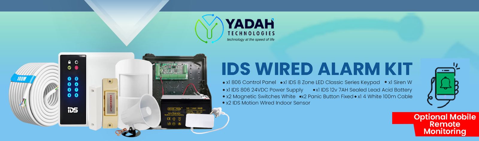 IDS WIRED ALARM KIT